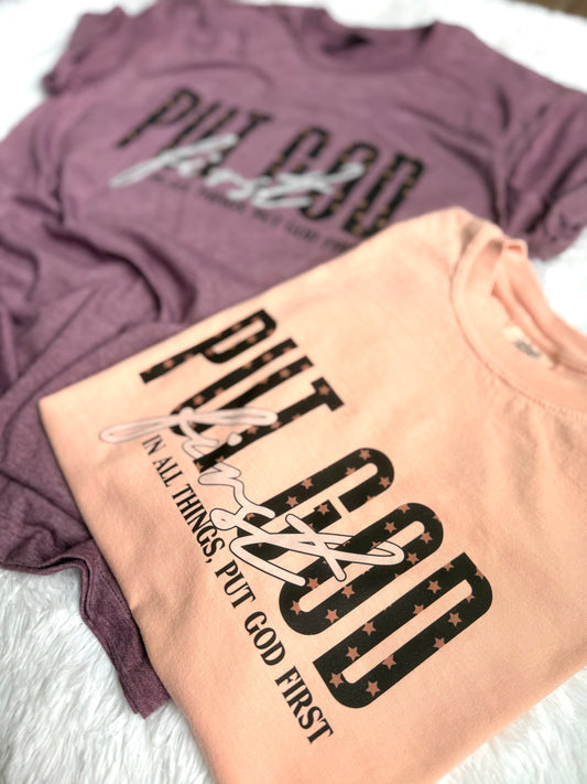 Put God First Graphic Tee - RTS