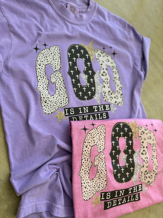 God Is In The Details Graphic Tee - RTS