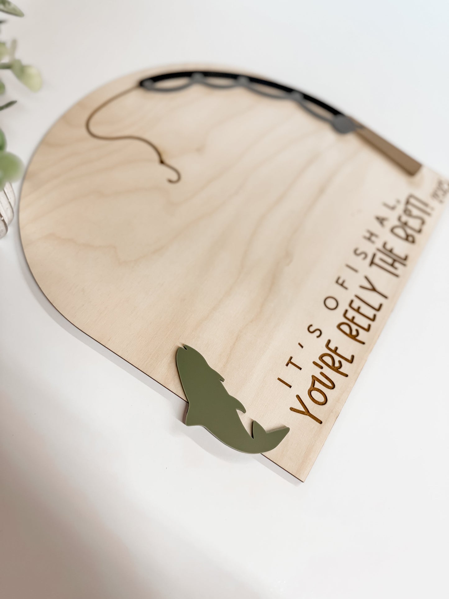 YOUR REELY THE BEST | HANDPRINT SIGN