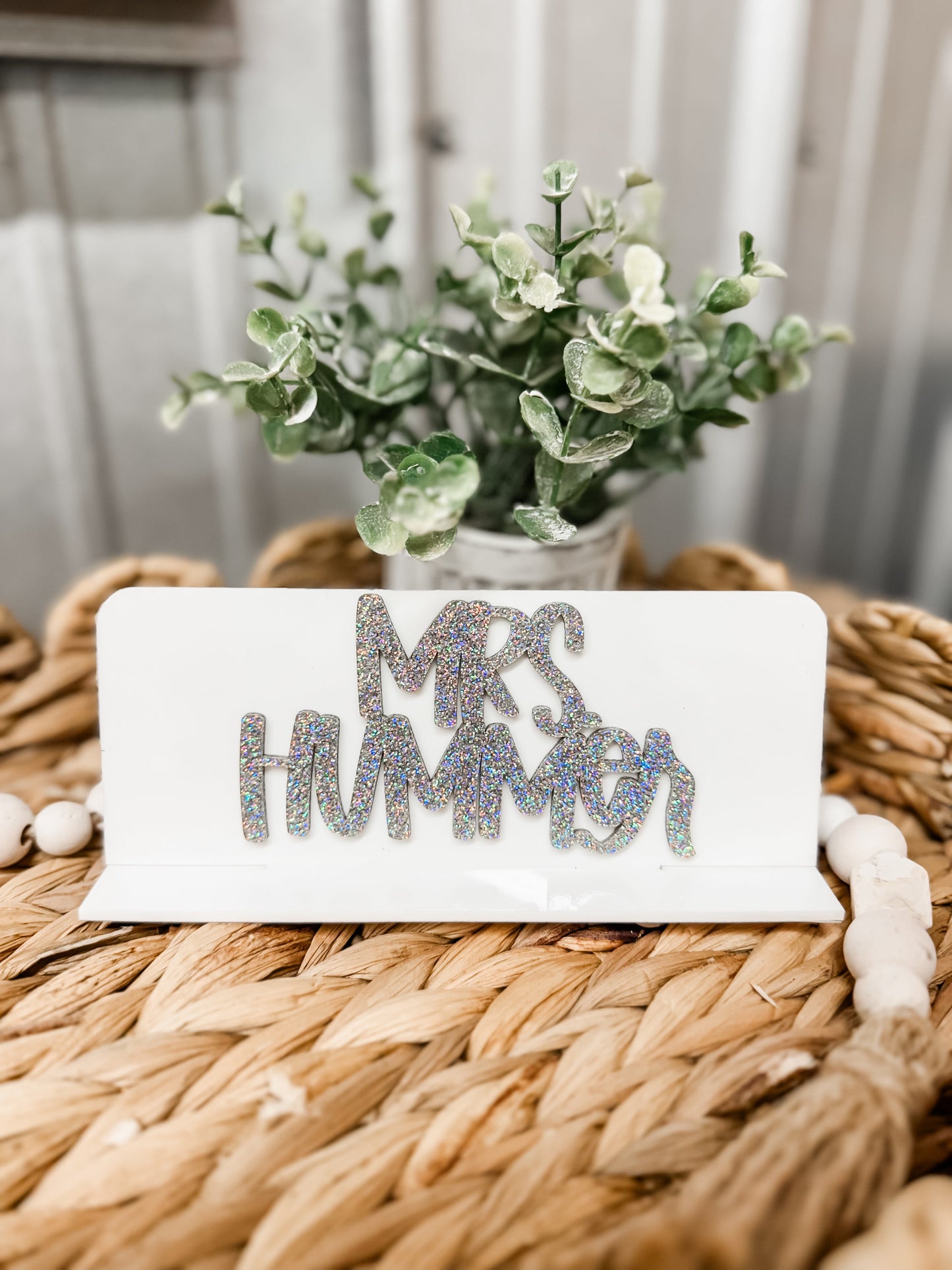 Desk Name Plaque