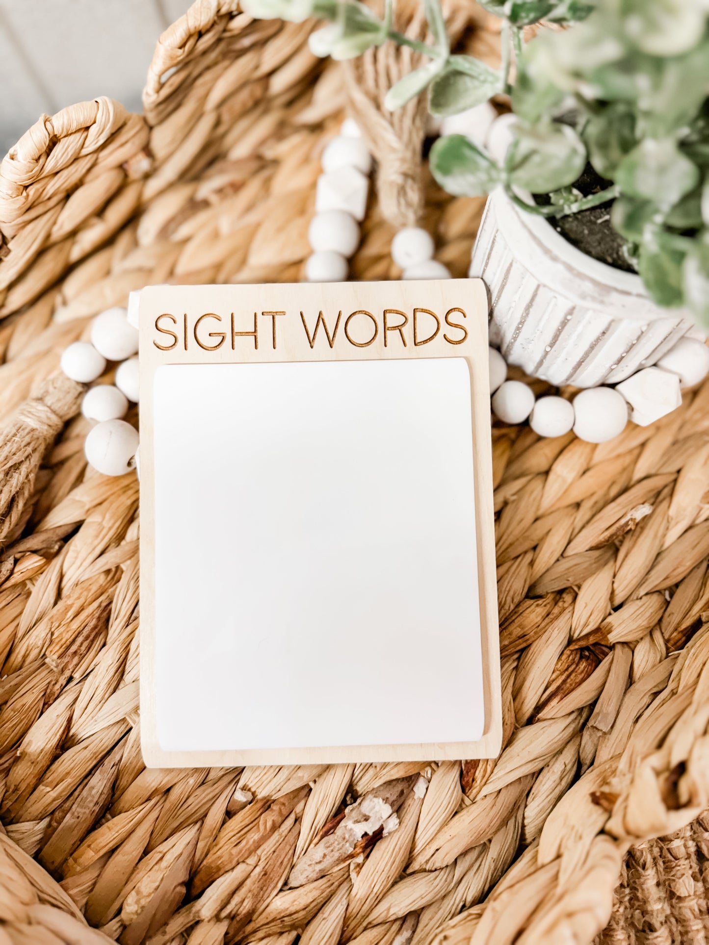 Sight Words Dry Erase
