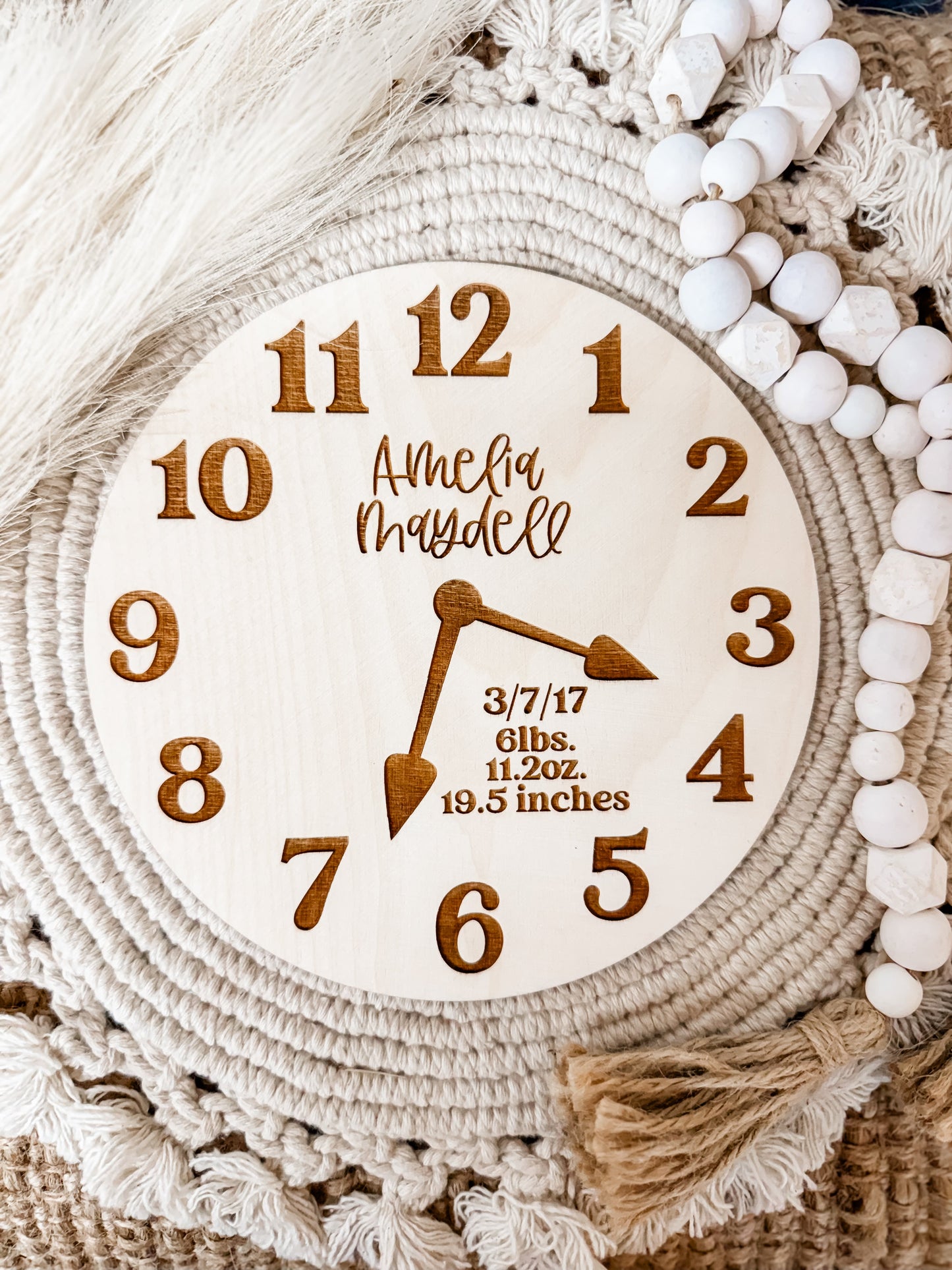 BIRTH STAT CLOCK SIGN