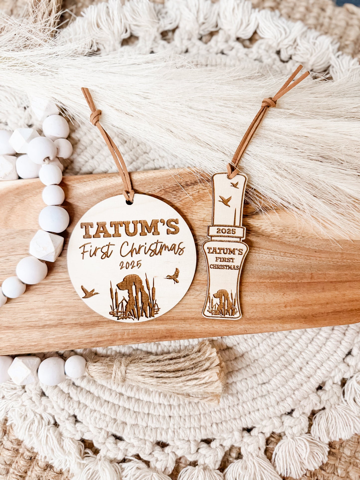 DUCK HUNTING FIRST CHRISTMAS ORNAMENT