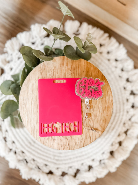 MYSTERY Monogram Badge Reel