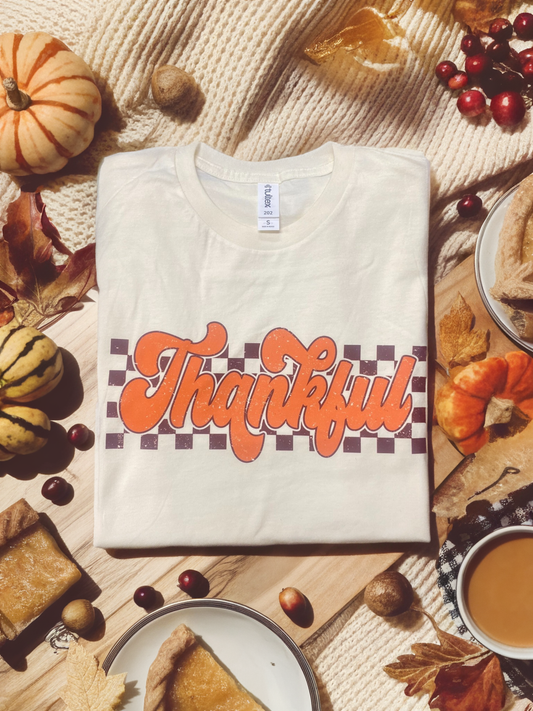 Retro Thankful Graphic Tee