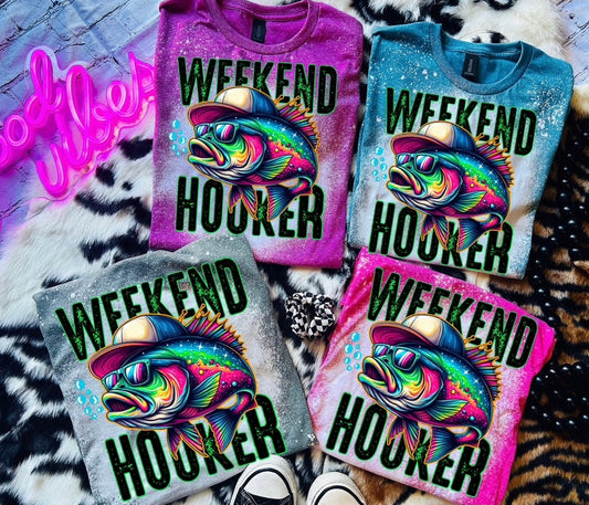 Weekend hooker bleached tee