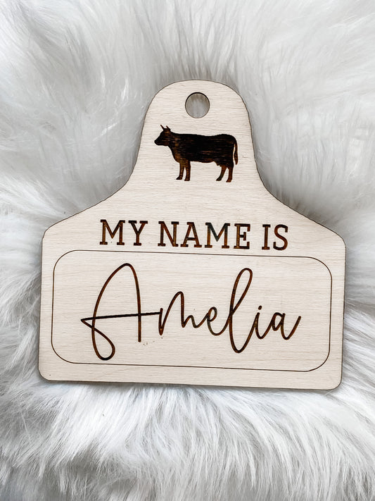 My Name Is Cow Tag