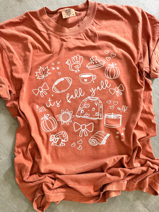 Fall Doodle - Comfort Colors RTS