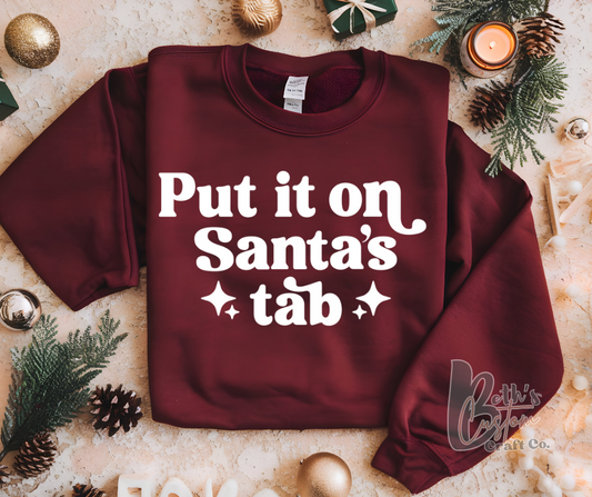 Put it on Santa's Tab