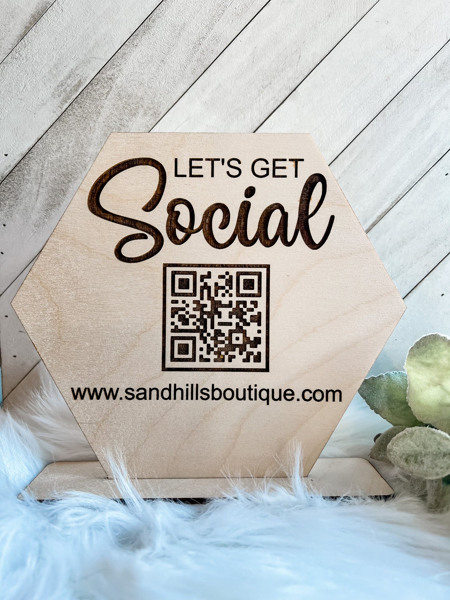 Website QR Scan Sign