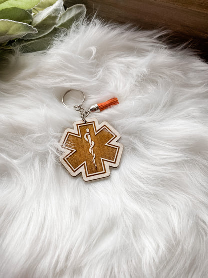 Star Of Life Keychain