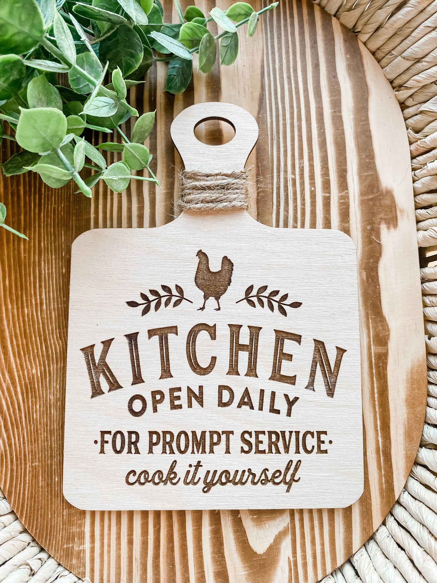 Kitchen chicken Sign