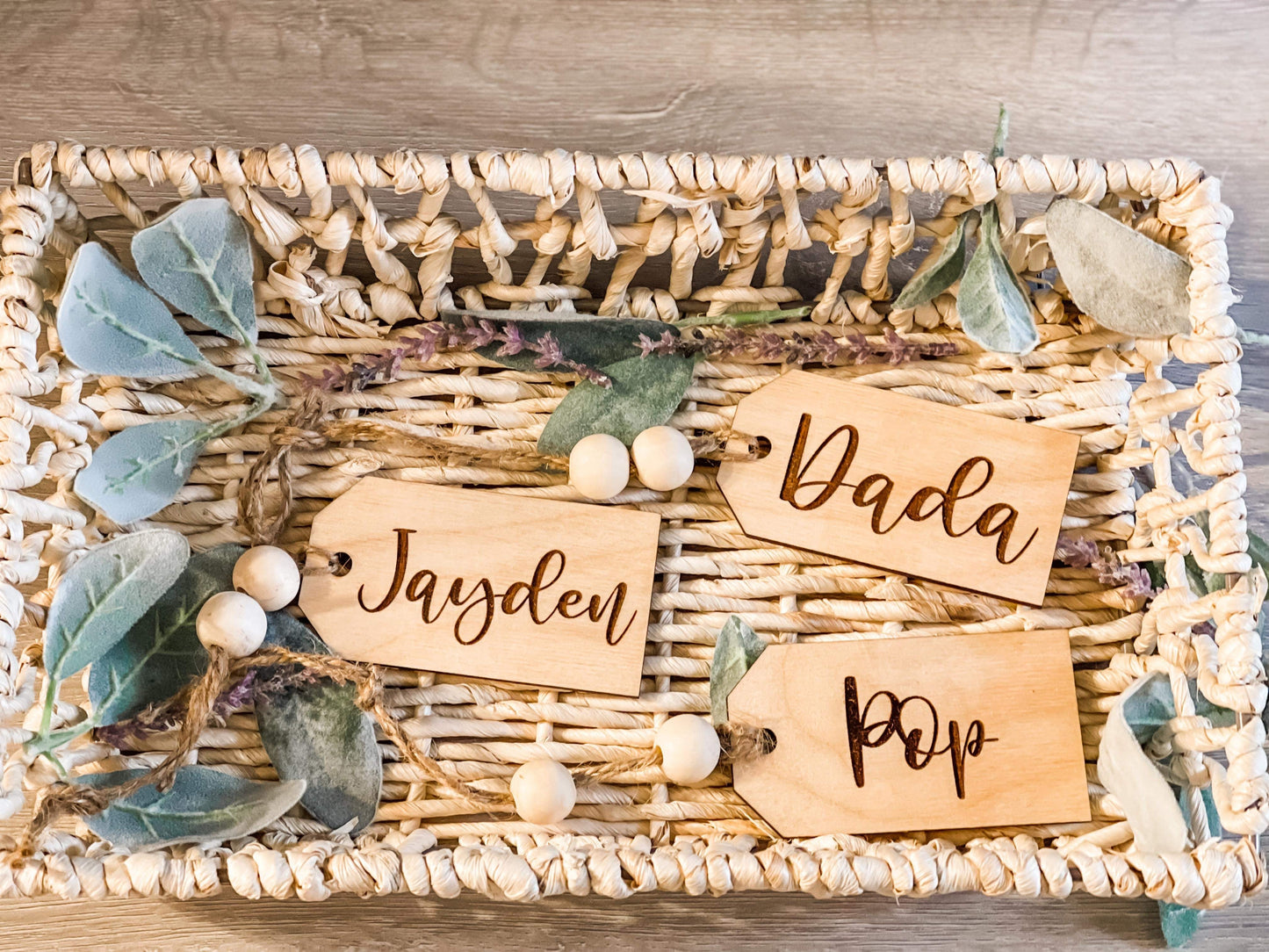 Personalized Christmas tags