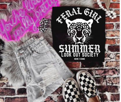 Feral Girl Summer 🤍 PINK & BLACK