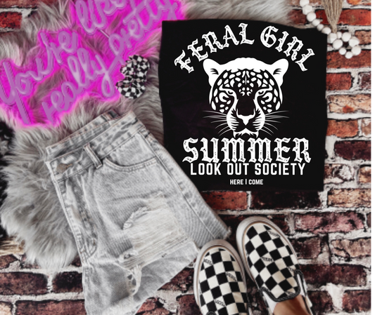 Feral Girl Summer 🤍 PINK & BLACK