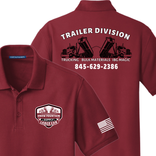 Snow Fountain Trailer Division Polo