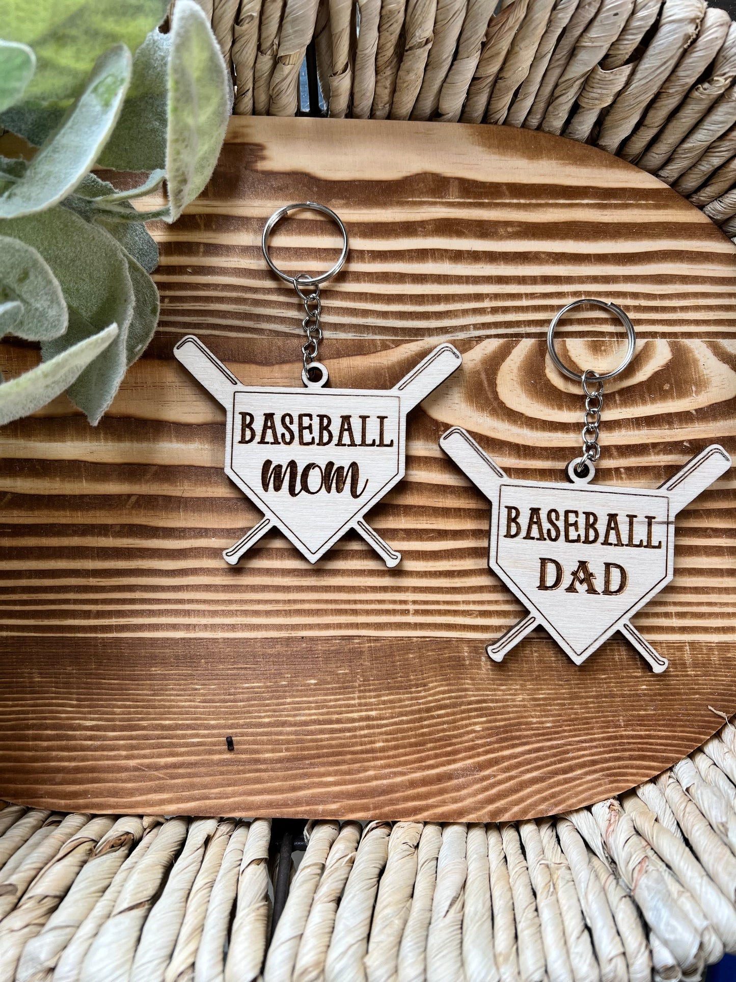 Baseball mom and dad