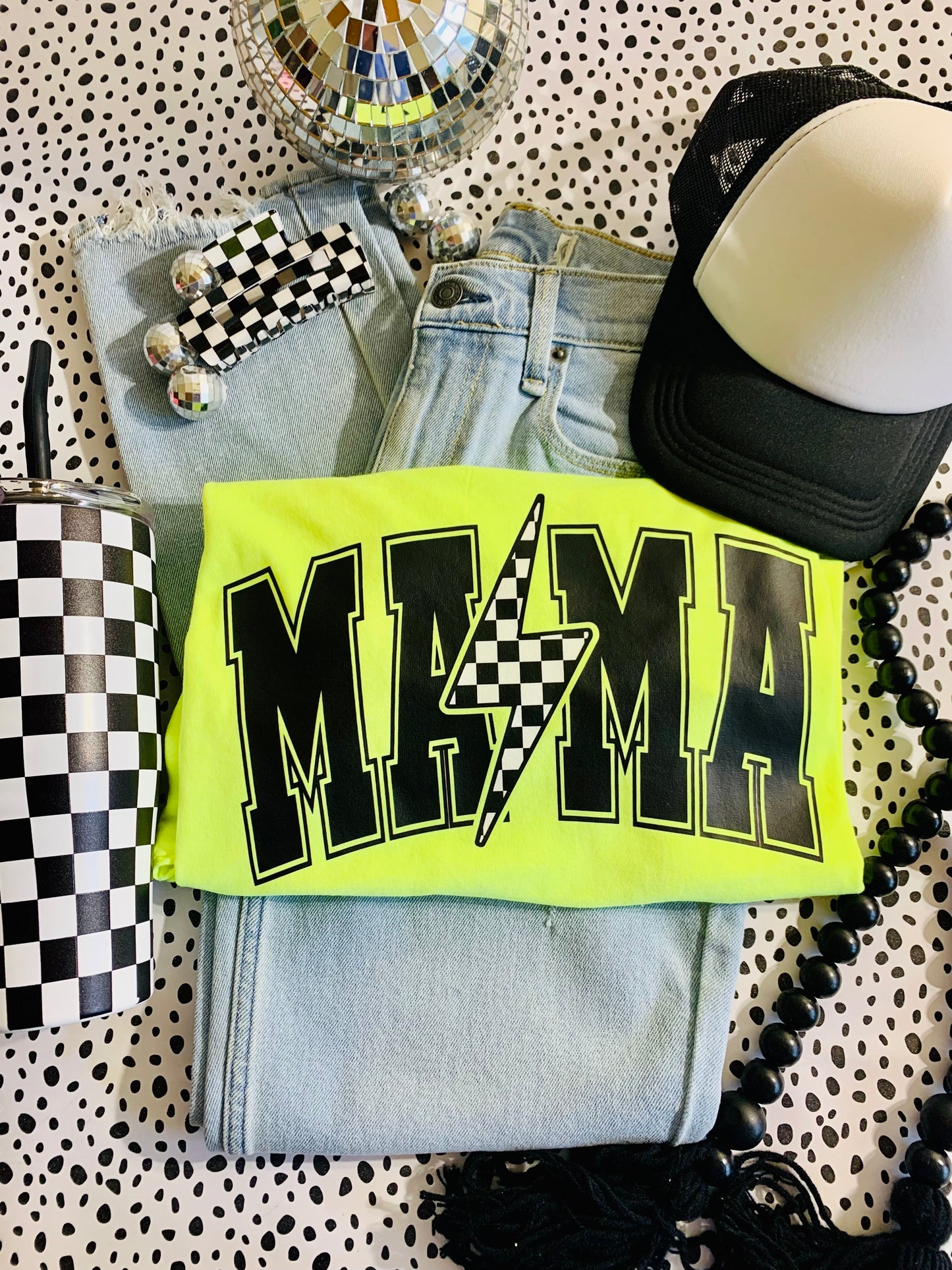 Mama neon tee