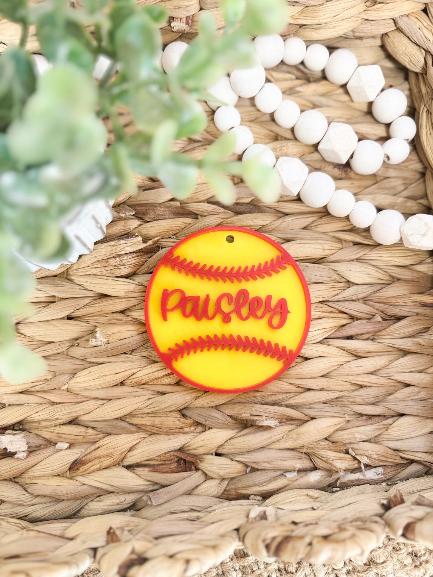 Softball/Baseball Bag Tags