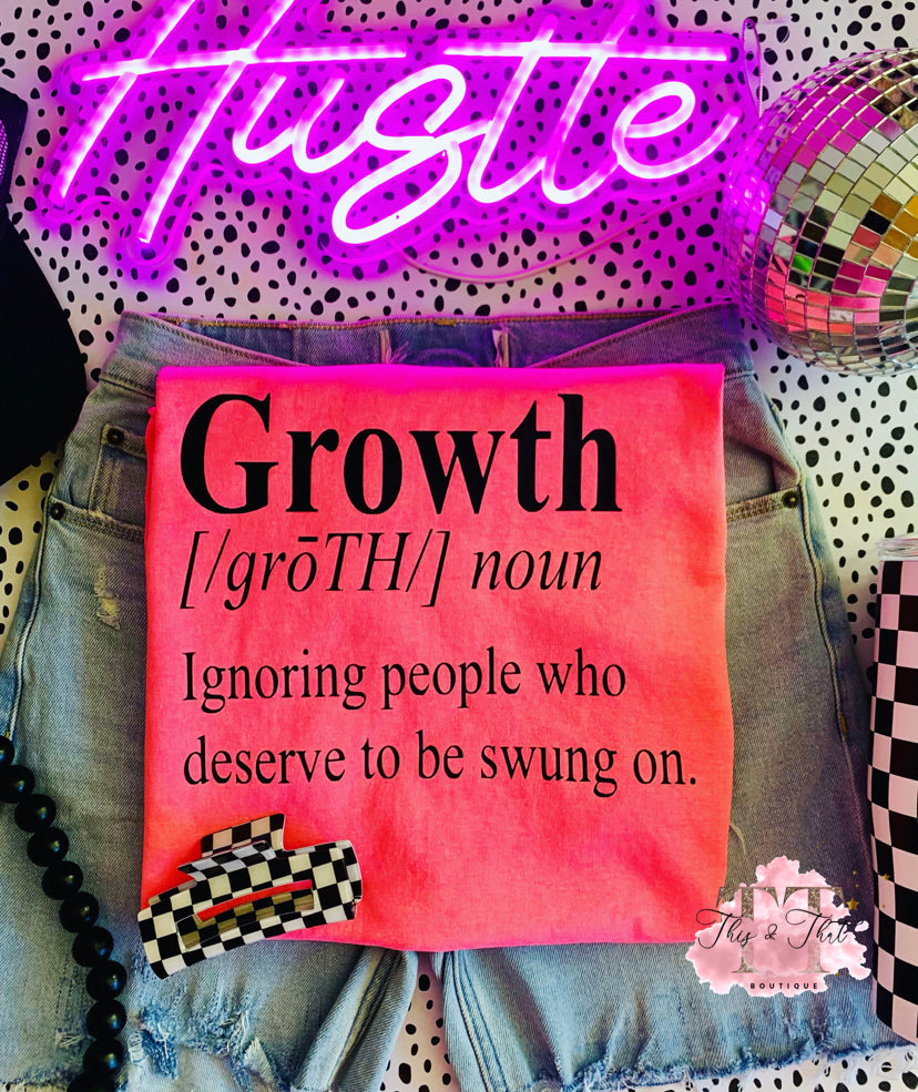 Growth - ignoring people who deserve to be swung on !