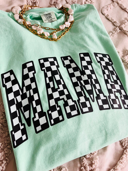Neon Checkered Mama