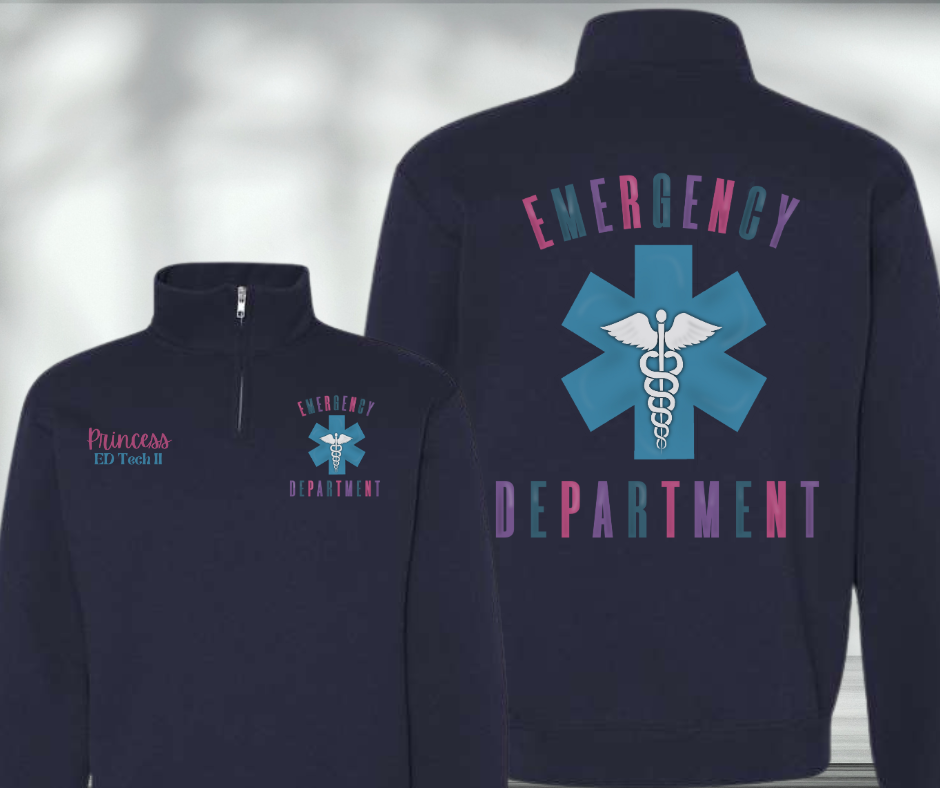 Custom Emergency Department 1/4 Zip