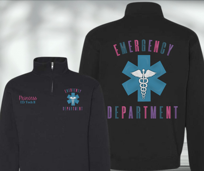 Custom Emergency Department 1/4 Zip