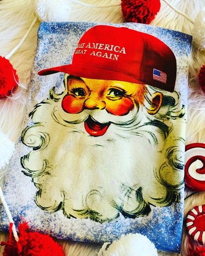 Make America Great Again - Santa Style 💙 - Tee • crew or Hoodie available