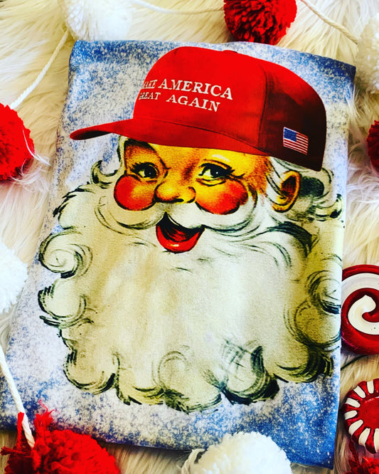 Make America Great Again - Santa Style 💙 - Tee • crew or Hoodie available