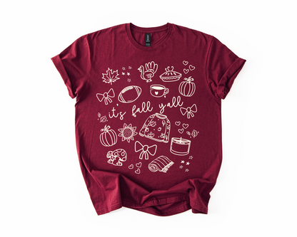 GILDAN - Fall Doodle Tee - RTS