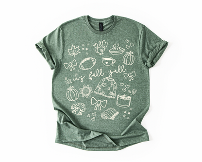 GILDAN - Fall Doodle Tee - RTS
