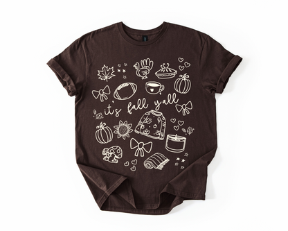 GILDAN - Fall Doodle Tee - RTS