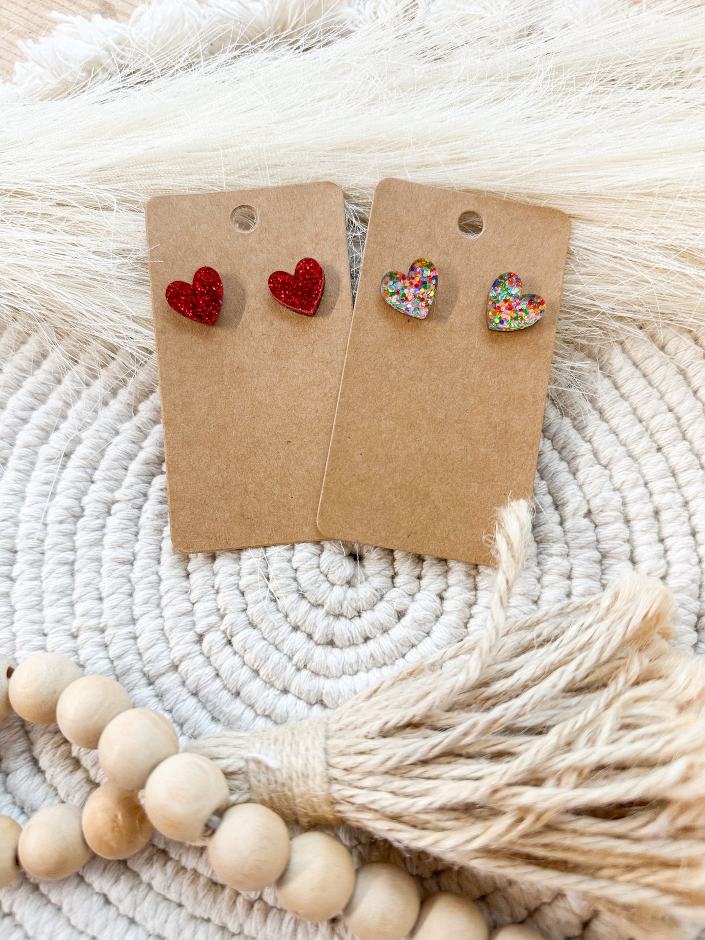 Heart Studs