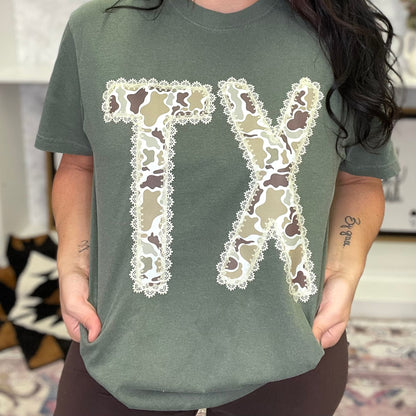 Custom Camo State Tee Graphic Tee