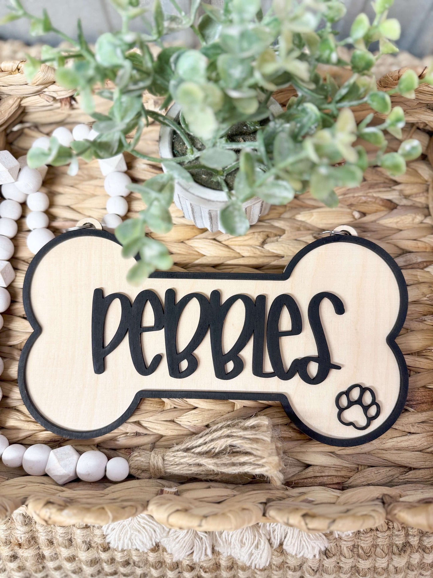 DOG CRATE NAME TAG