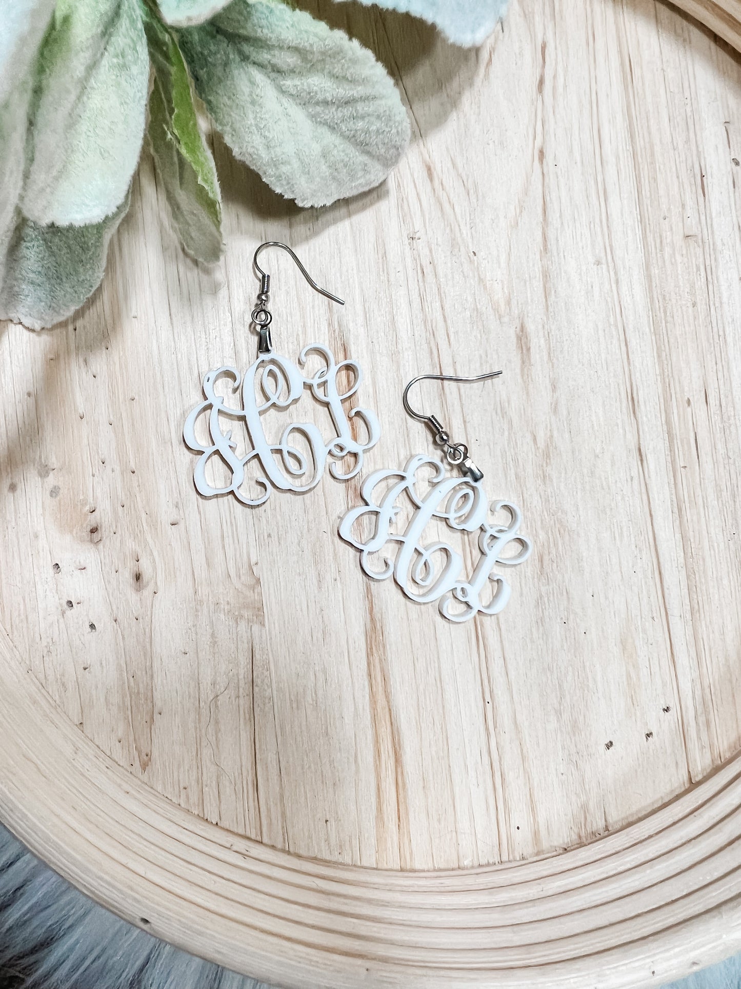 Monogram Dangles