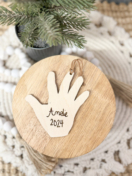 Handprint Ornament