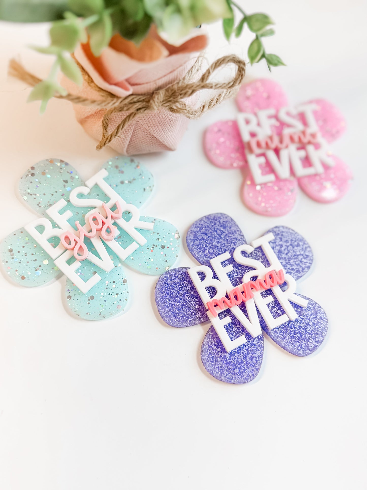 FLORAL BEST EVER MAGNET