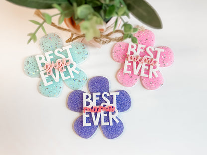 FLORAL BEST EVER MAGNET