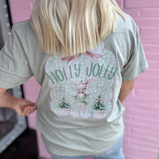 Holly Holly Nutcracker Pocket Graphic Tee