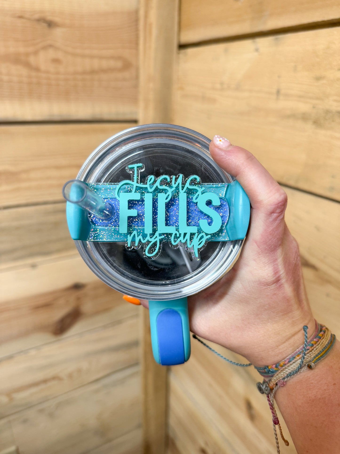 Jesus Fills My Cup Topper