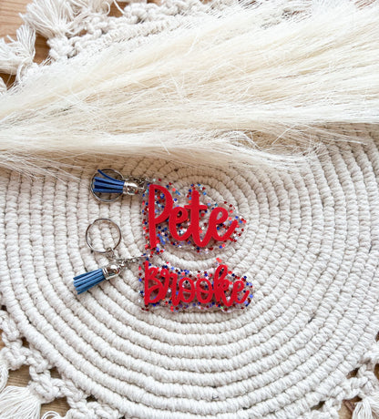 Patriotic Keychain