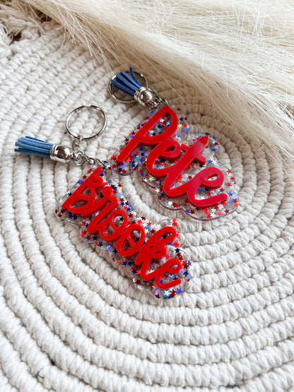 Patriotic Keychain