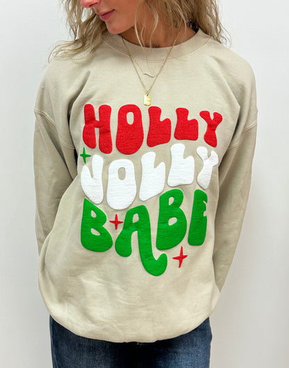 Holly Jolly Babe SWEATSHIRT