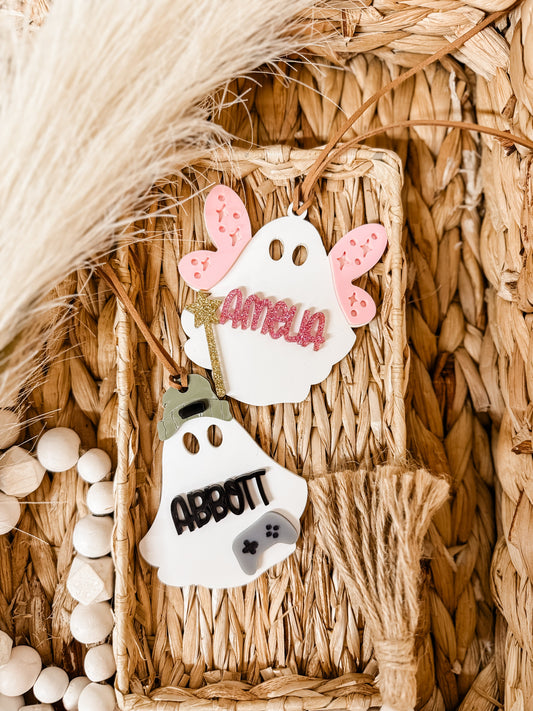 FAIRY & GAMER GHOST BASKET TAGS