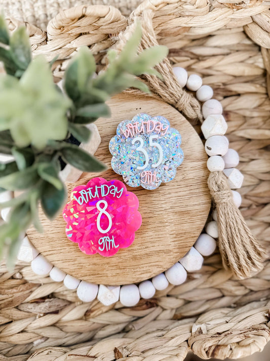 Birthday Magnet Badge