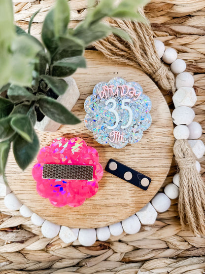 Birthday Magnet Badge