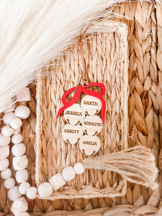 JINGLE BELL FAMILY ORNAMENT