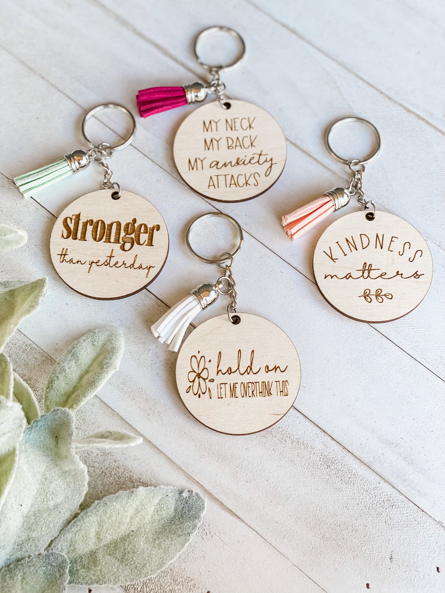 Anxiety Keychains