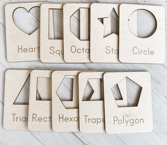 Wooden Flash Cards